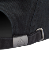 The Passenger Mens Fixie 5 Panel Cap in Faded Black