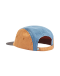 Fixie 5 Panel Cap in Spruce Yellow & Toffee