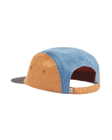 Fixie 5 Panel Cap in Spruce Yellow & Toffee