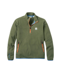 The Passenger Mens Switchback Micro Polartec Fleece Jacket in Khaki