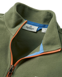 The Passenger Mens Switchback Micro Polartec Fleece Jacket in Khaki