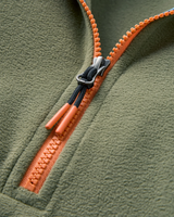The Passenger Mens Switchback Micro Polartec Fleece Jacket in Khaki