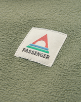 The Passenger Mens Switchback Micro Polartec Fleece Jacket in Khaki