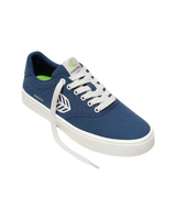 Naioca Shoes in Shadow Blue & Ivory