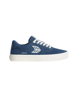 Naioca Shoes in Shadow Blue & Ivory