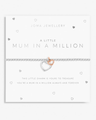 A Little Mum In A Million Bracelet in Silver