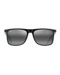 The Maui Jim Makamae Polarised Sunglasses in Matte Black & Neutral Grey
