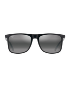 The Maui Jim Makamae Polarised Sunglasses in Matte Black & Neutral Grey