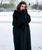 Big Fur Earmuffs in Print Brown