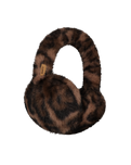 The Barts Womens Big Fur Earmuffs in Print Brown