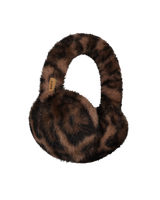 The Barts Womens Big Fur Earmuffs in Print Brown
