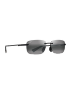 The Maui Jim Lanakila Polarised Sunglasses in Matte Black & Grey