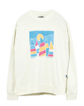 The Kavu Mens Windward Sweatshirt in Lily White