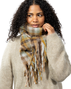 The Barts Womens Plaity Scarf in Brown