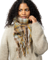 The Barts Womens Plaity Scarf in Brown