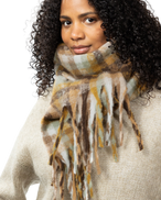The Barts Womens Plaity Scarf in Brown