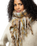 The Barts Womens Plaity Scarf in Brown