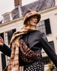 The Barts Womens Plaity Scarf in Brown