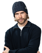The Barts Mens Kaen Beanie in Navy