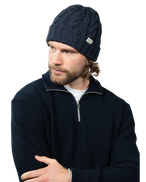 The Barts Mens Kaen Beanie in Navy