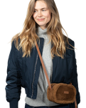 The Barts Aedey Shoulder Bag in Dark Brown