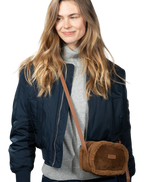 The Barts Aedey Shoulder Bag in Dark Brown