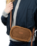 The Barts Aedey Shoulder Bag in Dark Brown