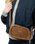 The Barts Aedey Shoulder Bag in Dark Brown