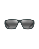 The Maui Jim Keha Polarised Sunglasses in Matte Dark Military Green & Neutral Grey