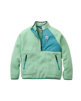 The Passenger Womens Home Sherpa Fleece Jacket in Seafoam
