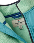 The Passenger Womens Home Sherpa Fleece Jacket in Seafoam