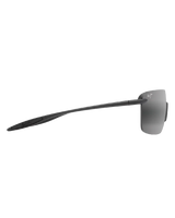 The Maui Jim Pālulu Polarised Shield Sunglasses in Matte Black & Neutral Grey