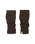 The Barts Womens Fhearna Fingerless Gloves in Dark Brown
