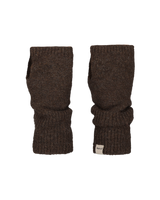 The Barts Womens Fhearna Fingerless Gloves in Dark Brown