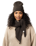 The Barts Womens Fhearna Scarf in Dark Brown