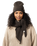 The Barts Womens Fhearna Scarf in Dark Brown