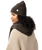 The Barts Womens Fhearna Scarf in Dark Brown