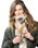 The Barts Womens Cowcoon Scarf in Brown