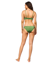 The Watercult Womens Crafted Essentials Medium Bikini Bottoms in Sea Kelp