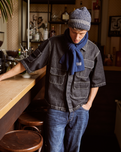 The Barts Mens Cristofs Beanie in Navy