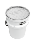 The Yeti LoadOut Bucket Lid in Clear