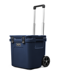 The Yeti Roadie 48 Wheeled Cooler in Navy