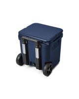 The Yeti Roadie 48 Wheeled Cooler in Navy