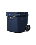 The Yeti Roadie 48 Wheeled Cooler in Navy
