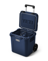The Yeti Roadie 48 Wheeled Cooler in Navy