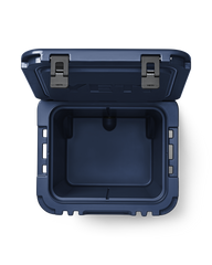 The Yeti Roadie 48 Wheeled Cooler in Navy