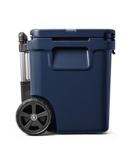 The Yeti Roadie 48 Wheeled Cooler in Navy