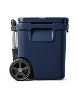 The Yeti Roadie 48 Wheeled Cooler in Navy