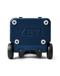The Yeti Roadie 48 Wheeled Cooler in Navy
