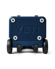 The Yeti Roadie 48 Wheeled Cooler in Navy